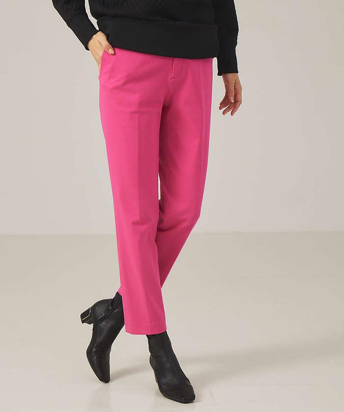 セール】ストレッチシガレットパンツ(504860109) | qualite(qualite
