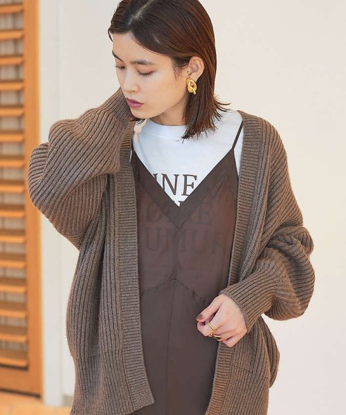 片畔ニットガウンカーディガン 片畔ニットガウンカーディガン 片畔ニットガウンカーディガン UOI1323290585(10082円)