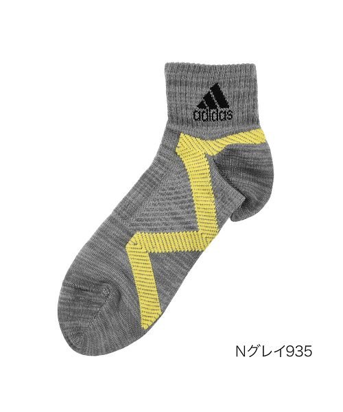 Adidas(アディダス)/福助 公式 靴下 メンズ adidas(アディダス) EXCELLENT SPORTS 土踏まずサポート テーピング仕様 つま先かかと補強 ショート丈 0655/グレー