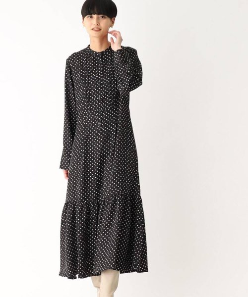 セール ニュアンスドット ピンタックワンピース オペークドットクリップ Opaque Clip Magaseek