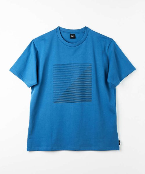 5351POURLESHOMMES(5351POURLESHOMMES)/【5/】ライングラフィック T シャツ/ブルー