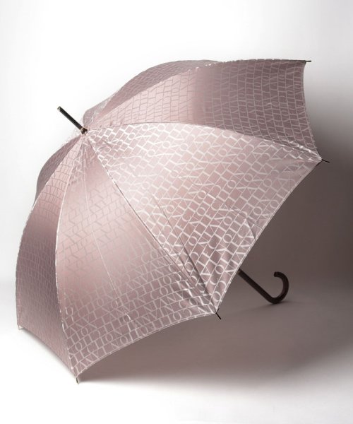 LANVIN Collection(umbrella)(ランバンコレクション（傘）)/LANVIN COLLECTION（ランバンコレクション） 傘【ロゴジャガード】/キャメル