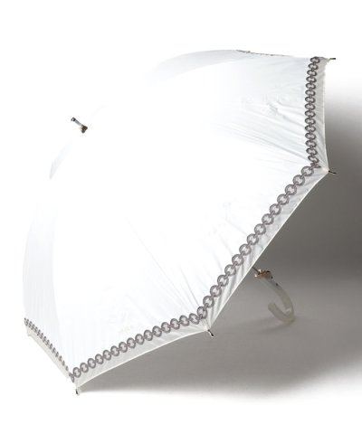 晴雨兼用日傘　”オーガンジー チェーン刺繍”