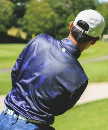 SRIXON(スリクソン)/【松山英樹プロ2022 zozo championship着用予定｜星野陸也プロ共同開発】クロスベースプリントデザインプロ【アウトレット】/ブルー