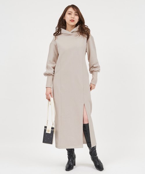 深スリットロングパーカーワンピース ロイヤルパーティー Royal Party Magaseek