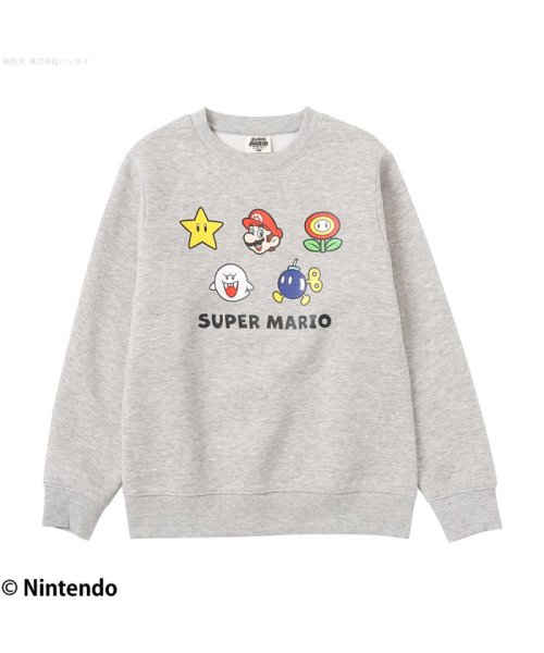 マリオ プリントスウェットトレーナー マックハウス キッズ Mac House Kid S Magaseek