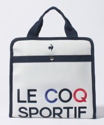 le coq sportif GOLF (ルコックスポルティフ（ゴルフ）)/ゴルファーズ保冷機能裏地縦型ポーチ　約26×25×9(cm)【アウトレット】/ホワイト