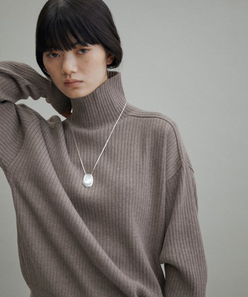 ADAM ET ROPE'(アダム　エ　ロペ)/【WEB・一部実店舗限定】WOOL混リブタートル/ベージュ系（28）