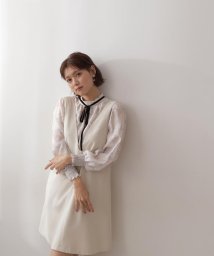 JILL by JILL STUART(ジル バイ ジル スチュアート)/Vネックジャンスカ/エクリュ1