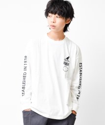 RAT EFFECT/KANGOL別注袖ロゴプリントロングTシャツ/504917519