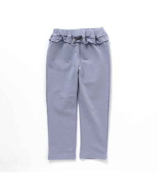apres les cours(アプレレクール)/ウエストフリル/7days Style pants  10分丈/ブルー