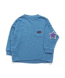 BREEZE(ブリーズ)/スターサガラパッチTシャツ/ブルー