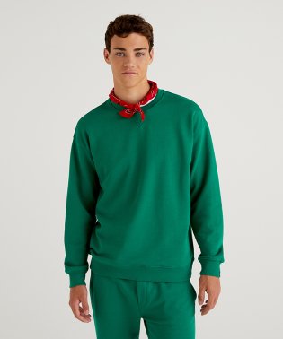 BENETTON (mens)/ロゴモチーフコットンスカーフ/504883248