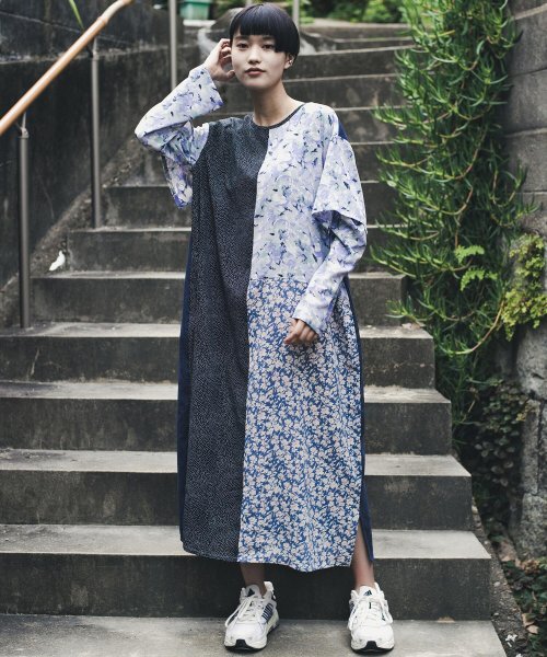 何もせずとも１枚着るだけ で今日のわたしに自信みなぎる ２way異素材ミックスワンピース Yeah Right For Haco ハコ Haco Magaseek