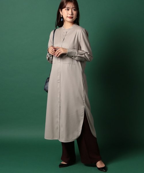 ウォッシャブルウールスタンドワンピース ティッカ Ticca Magaseek