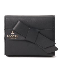 LANVIN COLLECTION(BAG)(ランバンコレクション（バッグ）)/BOX型小銭入れ【ラペリパース】/クロ