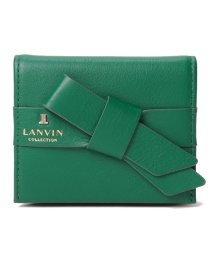 LANVIN COLLECTION(BAG)(ランバンコレクション（バッグ）)/BOX型小銭入れ【ラペリパース】/グリーン