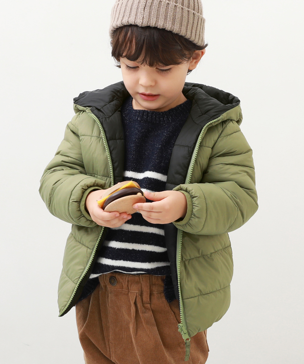 洗える ファイバーダウン リバーシブルジャケット(504918665