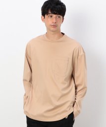  COMME CA COMMUNE(コムサコミューン)/ダブルポケット 長袖Ｔシャツ/アイボリー