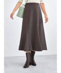 STYLE DELI/【Made in JAPAN】柄ウール調裾フレアマーメイドスカート/504919555