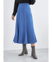 STYLE DELI(スタイルデリ)/【Made in JAPAN】ウール調裾フレアマーメイドスカート/ブルー
