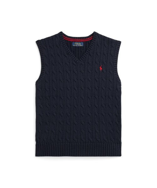 ボーイズ 2才～4才)ケーブルニット コットン セーター ベスト(504920823) | POLO RALPH LAUREN  CHILDRENSWEAR(POLO RALPH LAUREN CHILDRENSWEAR) - MAGASEEK