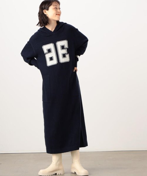 Web限定 ロゴジャガードニットワンピース ノーリーズ Nolley S Magaseek