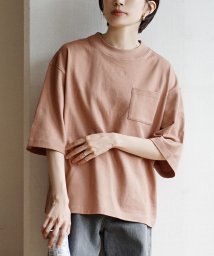 zootie(ズーティー)/シミヘン加工 フレンチバスクシャツ［半袖］/モカ