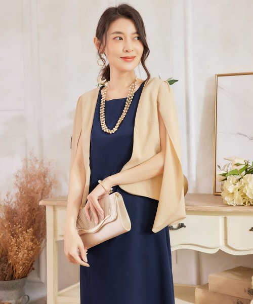 セール ボレロ ケープ風ボレロ パーティーボレロ ジャケット ドレス プラス Dress Magaseek