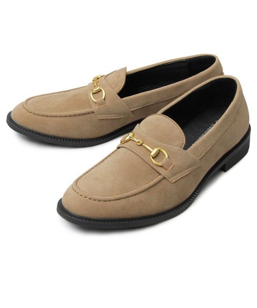 BACKYARD FAMILY(バックヤードファミリー)/glabella GOLD BIT LOAFER/ベージュ