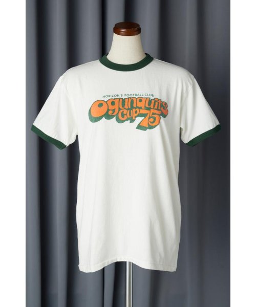 SHEL'TTER SELECT(シェルターセレクト)/FOOTBALL CLUB RINGER T/シャツ/WHT