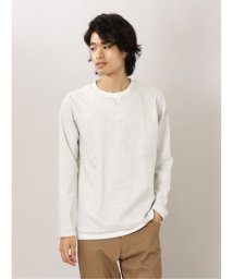 TAKA-Q/フェイクレイヤード キーネック 長袖 メンズ Tシャツ カットソー カジュアル インナー ビジネス ギフト プレゼント/504922462