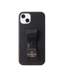 LANVIN en Bleu(Smartphone case)/Slim Wrap Case Stand & Ring Ribbon for iPhone 14 Plus [ Black ]/504922536