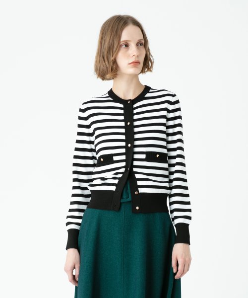 ポケットクルーカーディガン 