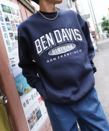 ZIP FIVE(ジップファイブ)/別注/ATHLETIC LOGO CREW SWEAT/ネイビー