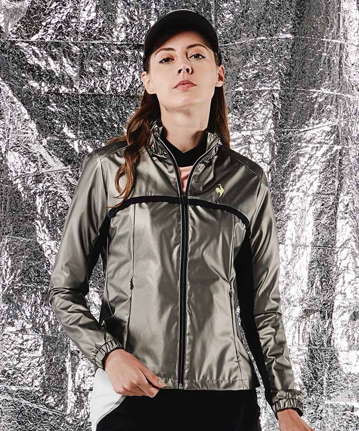 Le cop sportif RIJOUME オーロラプリントブルゾン グレー