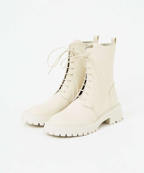 トラックソールレースアップブーツ 