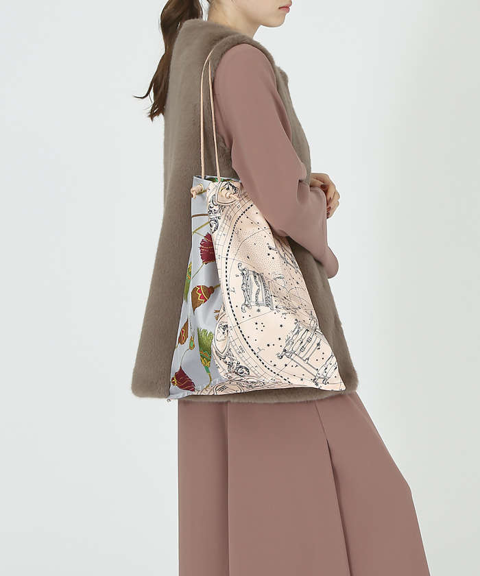 スカーフ manipuri 別注プリントトートBAG LOWELL Things