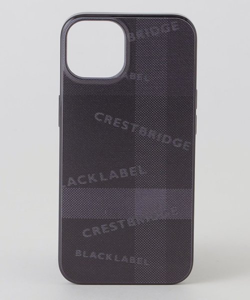 BLACK LABEL CRESTBRIDGE(BLACK LABEL CRESTBRIDGE)/【WEB限定】ロゴ iPhone13ケース/ブラック