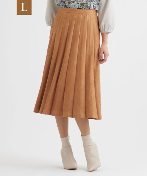 L セットアップ対応 ウォッシャブル フェイクスエードプリーツスカート レディースファッション 阪急百貨店公式通販 Hankyu Fashion