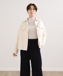 I.T.'S. international(イッツインターナショナル)/ワイドデニムジャケット《SUVIN DENIM》/アイボリー2