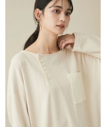 CRAFT STANDARD BOUTIQUE(クラフトスタンダードブティック)/10/－OE天竺 変形ヘンリープルオーバー/ナチュラル