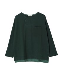 CRAFT STANDARD BOUTIQUE(クラフトスタンダードブティック)/10/－OE天竺 変形ヘンリープルオーバー/ダークグリーン