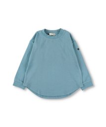 BRANSHES(ブランシェス)/【綿100％】シンプル長袖Tシャツ ロンT<br>/ターコイズブルー