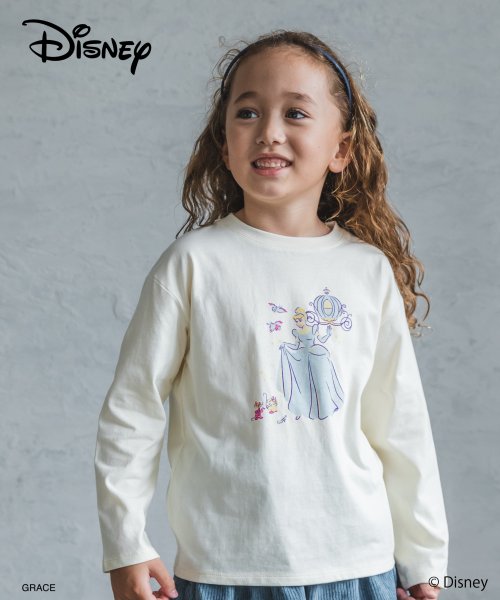 セール プレミアムコットン100 Disney ディズニー ユニセックス 無地 プリント キャラクター 長袖 Tシャツ ロンt ペアマノン Pairmanon Magaseek