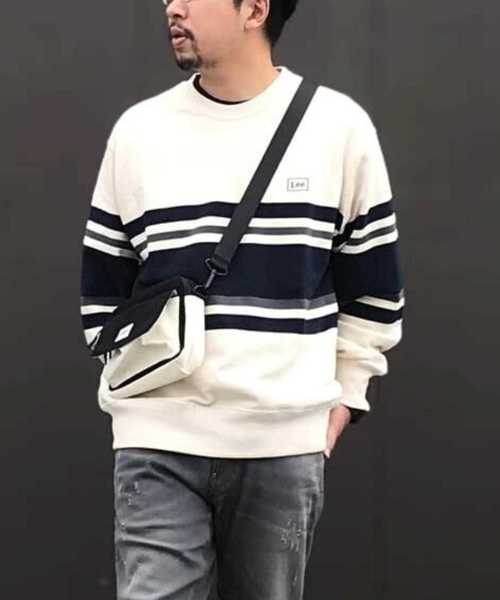 MAGASEEK(マガシーク) Lee/リー パネルボーダークルーネック/504929437