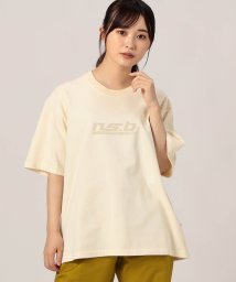 ns.b(エヌエスビー)/【NS.B（エヌエスビー）】/ピグメントロゴTシャツ/28オフホワイト