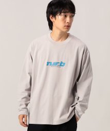 ns.b(エヌエスビー)/【NS.B（エヌエスビー）】/ロゴプリントロングスリーブTシャツ/29グレー