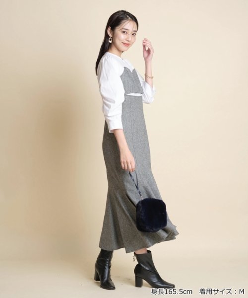 ビスチェドッキングワンピース ジャスグリッティー Jusglitty Magaseek