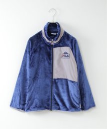 ikka kids(イッカ　キッズ)/FILA フィラ フリース胸ポケジャケット（130〜160cm）/ネイビー